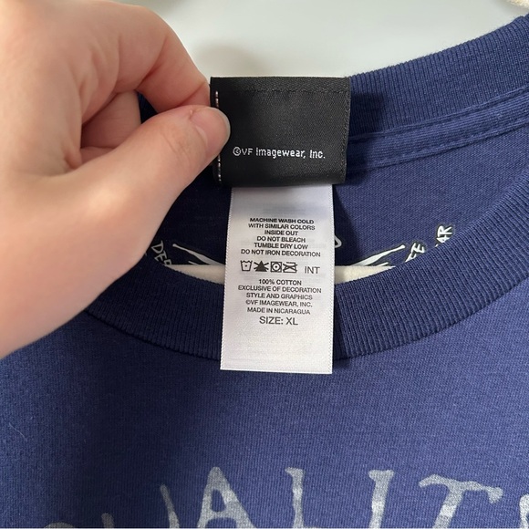 [XL] NWOT Harley-Davidson Manatee River Bradenton Florida Dark Blue Graphic Tee - Picture 9 of 10